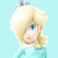 the princess is wearing a tiara and blue eyes