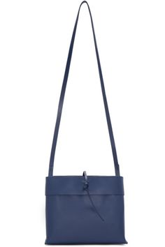 Kara - Navy Tie Bag Shopping Tote Flap Bag With Dust Bag Included, Designer Bucket Bag With Top Carry Handle For Everyday, Bucket Satchel With Top Carry Handle For On-the-go, Modern Satchel Shoulder Bag With Dust Bag, Designer Shoulder Bucket Bag With Handle Drop, Designer Everyday Bucket Satchel Bag, Everyday Shoulder Flap Bag With Dust Bag, Rectangular Bucket Bag With Top Carry Handle For On-the-go, Designer Bucket Bag With Detachable Strap For Everyday Use