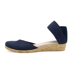 You asked and we answered! A lower version of our popular closed-toe espadrille. Perfect for strolling through all seasons. Padded insole Approximately 1″ espadrille wedge heel Machine washable Hand-Made in Mexico 1 sided, unlined stretch upper We suggest massaging the toe box before wearing to soften the lining! Comfortable Espadrilles With Removable Insole, Spring Wedge Heel Flats With Cushioned Footbed, Espadrille Wedge Heel With Textured Sole, Textured Sole Wedge Heel Espadrilles, Comfortable Straw Espadrilles With Cushioned Footbed, Textile Wedge Heel Espadrilles, Slip-on Flat Heel Espadrilles With Textured Footbed, Textile Espadrilles With Flat Heel, Spring Slip-on Wedge Sandals With Rubber Sole