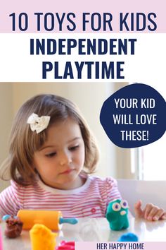 Want your kid to become more independent with toys and playtime? Check out the best creative toys to use for independent playtime for toddlers and kids. 10 most entertaining toys for kids to have in their independent playtime! Kids Behavior