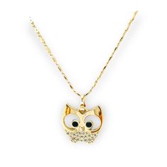 Loopy eyes owls necklace in 18k of gold plated chains Gold Plated Necklace With Diamond Eyes, Goddess Costumes, Greek Goddess Costume, Owl Necklace, Necklace Design, Greek Goddess, Gold Plated Necklace, Style Necklace, Gold Plated Chains