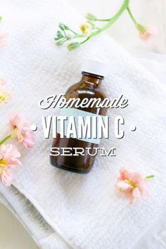 Homemade Vitamin C Serum, Diy Vitamin C Serum, Serum Recipe, Vitamin C Powder, Diy Skin Care Recipes, Homemade Face, Food Words, Skin Care Recipes, Vitamin E Oil