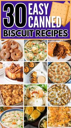 30 easy canned biscuit recipes