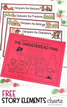 the gingerbread man is an interactive reading activity for kids