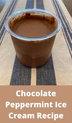 Chocolate Peppermint Ice Cream Recipe Peppermint Ice Cream Recipe, Peppermint Recipes, York Peppermint Patty