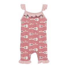 The sun is shining, the warm weather is back, it's time to show off your little nugget's chunky grabbers with KicKee's Print Wing Romper! Popsicles, pineapples, plumerias: there's sure to be a pattern or print for every gal this summer. Pairs perfectly with a Swaddling Blanket for a matching, low-effort look, and is a dynamite gift.FEATURES: Crafted from our KicKee Bamboo Signature Blend (95% Viscose from Bamboo, 5% Spandex) Lightweight and unbelievably soft Machine washable on gentle cycle, tumble dry low Available in sizes Newborn to 24 Months Tag-free label for extra comfort, itch-free Highest quality, quick release YKK snaps for easy dressing KICKEE Bamboo Signature BlendSoft and stretchy to the touch and loved for its lightweight, breathable and temperature-regulating qualities, our S Rose Guitar, Sleepover Bag, Free Label, Kickee Pants, Muslin Baby, Lounge Pajamas, Sun Is Shining, Japanese Cotton, Desert Rose