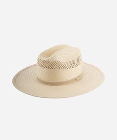 Gigi Pip western straw cowgirl hats for women - a paper straw western cattleman crown cowgirl hat with a casual semi floppy flat brim for the summer featuring a GP pin on the back [natural] Hat Bands, Paper Straws, Woven Paper, Hat Band, Leather Band, Straw Hat, Western Style, The Crown, Western Fashion