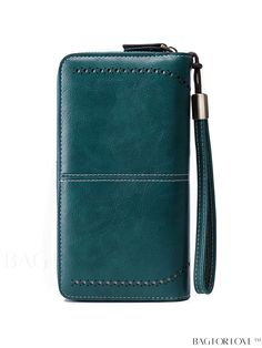 BagForLove - Chic Long Wallet with Button Decor and Hollow Out Design Product Description Closure Type Zipper Color Dark Green Pattern Type Plain Material PU Leather Style Fashionable Features High-capacity Coating 100% Polyurethane Composition 100% Polyester Size Chart INCH CM Bag Height Bag Length Bag Width Handle Height 4.3 inch 7.5 inch 1.4 inch 7.5 inch Bag Height Bag Length Bag Width Handle Height 11 cm 19 cm 3.5 cm 19 cm Details Pictures Similar Products h2 { text-align: center; } /* 换行 * Casual Green Wallet For Daily Use, Everyday Coin Purse With Snap Closure, Coin Purse With Snap Closure For Everyday Use, Casual Green Wallet With Zipper Closure, Green Clutch With Zipper Closure, Trendy Wallets With Snap Closure, Trendy Everyday Wallets With Snap Closure, Trendy Everyday Wallet With Snap Closure, Casual Wallets With Snap Closure For Daily Use