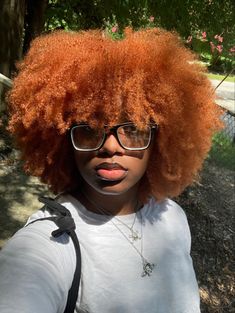 Orange 4c Hair, Ginger Afro Hair, Dyed Afro Hair, 4c Dyed Hair, Black Ginger Hair, Ginger 4c Hair, Dyed Afro Hair 4c, Orange Dyed Hair