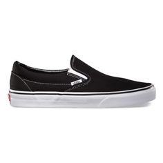 First introduced in 1977, the Vans #98—now known as the Classic Slip-On—instantly became an icon in Southern California. Fast forward to today, and the Classic Slip-On is known worldwide for its comfortable silhouette, easy wearability, and beloved design. Made with sturdy low profile canvas uppers, the Classic Slip-On is an everyday essential with true “Off The Wall” style. This iconic slip-on shoe also includes supportive padded collars, elastic side accents, and signature rubber waffle outsol Vans Original, Bralette Outfit, Wall Accent, Black Vans, White Sneakers Women, Vans Slip On, Fast Forward, Classic Shoes, Shoe Size Chart