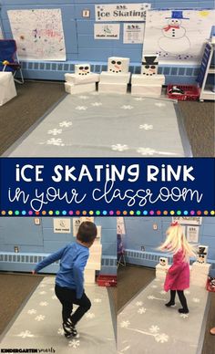 an ice skating rink in your classroom