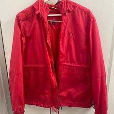 Never Worn, Like New Lightweight Comfy Great For Rainy Days Casual Tommy Hilfiger Outerwear For Spring, Tommy Hilfiger Casual Spring Outerwear, Tommy Hilfiger Long Sleeve Windbreaker For Fall, Tommy Hilfiger Jacket, Tommy Hilfiger Jackets, Trench Coats, Rainy Days, Trench Coat, Tommy Hilfiger