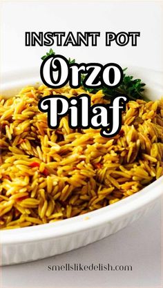 Busy weeknights and potlucks call for quick and easy side dishes that  ​don't compromise on flavor. This Instant Pot Orzo Pilaf is your answer.  ​Made with tiny orzo pasta, vegetable broth, and a Knorr vegetable soup  ​mix, this flavorful pilaf cooks up in your Instant Pot in just minutes.