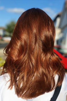 How cute is this color by @hairmakeupbytk Copper Red Hair, Copper Red, Red Hair, Red