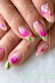 tulip nails designs Sunny Vibes, Beauty Treatments, Beach Party, Art Designs, Nails Inspiration