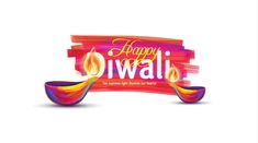 happy diwali greeting card with fire and colorful text on white background royalty illustration