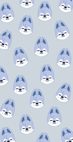 an animal pattern on a blue background