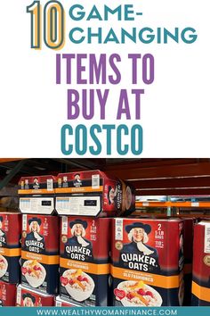 the costco store has over 10 items to buy at costco and it's on sale