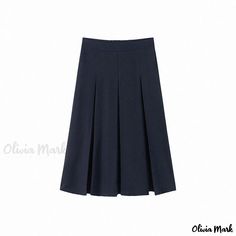 Olivia Mark - Pang Graduation Academy Official School Uniform Set with Blouse and Skirt Navy Blue Maxi Skirt, Black Pleated Midi Skirt, Blue Maxi Skirt, Floral Print Midi Skirt, Extra Long Sleeves, Printed Midi Skirt, Floral Midi Skirt, Blue Maxi, Pleated Midi Skirt