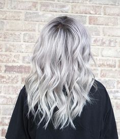 Hair Dyed Blonde, Hair Color Gray, Gray Roots, Blonde Ideas, Best Hair Color, Balayage Hair Blonde, Grey Hair Color