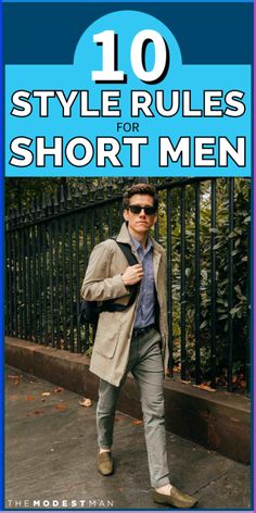 Looking for style tips? Short men fashion tips anyone can do. Short fashion ideas for men to appear taller. Easy tips for short men on how to style and dress. Mens Style For Short Men, Mens T Shirt And Shorts Outfit, Men’s Fashion For Short Men, Short And Stocky Men Fashion, Types Of Mens Styles, Men Fashion For Short Men, How To Dress Well Men, Mens Outfits Short Men, Best Outfits For Short Men