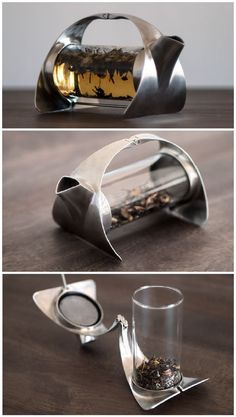 Modern Tea Pot, Products I Love, Teapot Design, Cool Kitchen Gadgets, Cool Inventions, Tea Shop, Loose Leaf Tea, Objects Design, Tea Pot