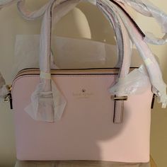 Kate Spade Pink 11” Across 9” Tall 4.5 Wide Kate Spade Satchel, Kate Spade Crossbody Purse, Bags Kate Spade, Flap Backpack, Rose Blush, Leather Handbags Crossbody, Crossbody Tote Bag, Kate Spade Wallet, Kate Spade Purse