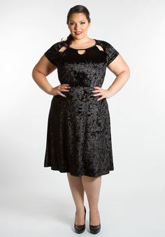 Make the party scene memorable in this trendy crushed velvet plus size dress. Dance the night away as the velvet catches the light beautifully and provides you with the ultimate comfort. Style this dress with glitter heels and a clutch for that party ready look. Velvet Plus Size Dress, Black Velvet Dress Short, Velvet Plus Size, Velvet Dress Short, Trendy Plus Size Dresses, Crushed Velvet Dress, Plus Size Formal Dresses, Party Scene, Glitter Heels