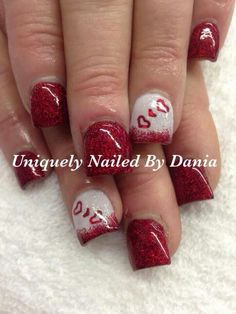 Cute Red Nails, Passport Picture, Healthy Superbowl, Snacks Easy, Nails Valentines, Acrylic Pink