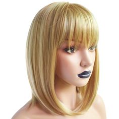 PRICES MAY VARY. Real Design of Ombre Blonde Wig for Anime Characters: All style of our women blonde bob wigs with bangs are designed by our professional cosplayer and designer; we have over 10 years design experience and cooperated with comic con Adjustable Cap Size for All: Fringe bob wigs are designed with 2 adjustable straps, 2 hooks and soft breathable material hair net. Adjust blonde wig size from small to medium to large; suits all head circumferences, so no need to worry about size Easil Orange Blonde Highlights, Bleach Blonde Bob, Fringe Bob, Blonde Cosplay Wig, Bob Wig With Bangs, Crocheted Things, Blonde Bob Wig, Ombre Blonde, Hair Net