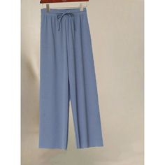 Stay cool and stylish this summer with our Women's Ice Silk Ankle Length Casual Summer Pants. These pants are perfect for the modern woman who wants to stay comfortable while looking great. The straight pant style and solid pattern keep it simple and versatile, while the high waist provides both comfort and coverage. The drawstring closure allows you to adjust the fit to your liking, and the loose fit makes them perfect for those hot summer days. The ankle length provides a modern touch, making Casual Summer Pants, Warm Pants, Formal Pants, Mens Dress Pants, Summer Pants, Pant Style, Women Pants Casual, Keep It Simple, Straight Pants