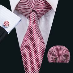 Big Discount&Free Shipping&Excellent Quality Proper Attire, Latest Clothes For Men, Necktie Set, Wedding Pink, Classy Men, Best Mens Fashion