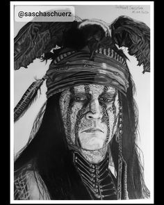 Johnny Depp ( The Lone Ranger ) A4 fotorealistisches Portrait Ranger Drawing, Pencil Portrait Drawing, Start Drawing, The Lone Ranger, Youtube Channel Art, Lone Ranger, Play Casino, Drawing Websites