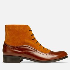 Oxford Boots for Women - Armada by Julia Bo | Custom Oxfords & Boots - Julia Bo - Women's Oxfords Oxford Boots Women's, Aldo Boots, Quality Leather Boots, Ankle Cowboy Boots, Custom Made Shoes, Oxford Boots, Short Leather Boots, Lace Up Combat Boots, Suede Leather Boots