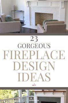 the fireplace design ideas for this living room are easy to do and can be done in less than two hours