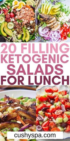 20 filling ketogenic salads for lunch that are delicious and easy to make