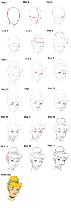 how to draw cartoon faces step by step