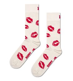 Smooch away! These socks are sure to leave a mark. Preferably on someone you love. Comes in two versions. Made from soft and breathable combed cotton, and as always the heel and toe are reinforced to prevent holes. 
  
  
Vibrant lips and tender pecks adorn the Kisses Sock, spreading love and affection with every step. This playful design features an all-over print of colorful kisses in various shades, creating a lively and romantic visual effect. The bold, eye-catching pattern is sure to spark Flame Socks, Cactus Socks, Pineapple Socks, Cow Socks, Rainbow Socks, Cute Kiss, Cute Socks, Striped Socks, Happy Socks