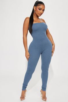 Available In Blue And Brown. 2 Piece Jumpsuit Set High Neck Long Sleeve Legging Stretch Disclaimer: Due To The Specialized Wash. Each Garment Is Unique. 76% Polyester 21% Rayon 3% Spandex Imported | Kyra 2 Piece Jumpsuit Set in Blue size 2X by Fashion Nova 2 Piece Jumpsuit, Promotional Events, High Neck Long Sleeve, Blue And Brown, Blue Fashion, 2 Piece, Fashion Nova, Short Hair, High Neck