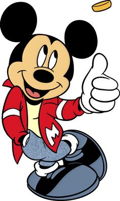 an image of mickey mouse doing tricks