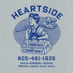 the logo for heartside plumbing company