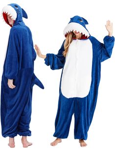 PRICES MAY VARY. Super Fluffy,Cozy and Adorable: These high quality flannel materials are soft to the touch and will keep you warm during those cold winter night. Compared to most plush fabric,our fannel fabric for more comfy.These unisex adult shark panda dinosaur and cow costume onesie pajamas are unbelievably comfy, surrounding you in ultimate comfort no matter where you wear it. You are the highlight of the party！ Animal Onesie Costume Features:The pockets are big enough on the both sides ca Anime Onesie, Panda Bear Costume, One Piece Halloween, Panda Onesie, Shark Onesie, Women Flannel, Shark Costumes, Cow Costume, Dinosaur Pajamas