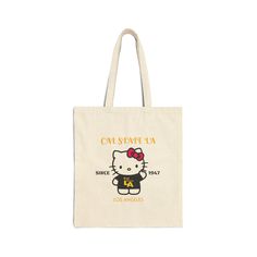 Cal State Los Angeles Cotton Canvas Tote Bag, CSU LA Merch .: To carry books and laptop to class, or fun stuff with friends! .: 100% cotton canvas Casual Cotton Canvas Bag For Back To School, Casual Cotton Canvas School Bag, School Canvas Bag With Letter Print, Cute Canvas Bag With Letter Print For School, Cute Canvas Bags For Back To School, Cute Letter Print Canvas Bag For School, Cute School Canvas Bag With Letter Print, Rectangular Graphic Print Canvas Bag For School, Graphic Print Canvas Bag For School