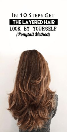 Step Cut Hairstyle, Ponytail Haircut, Long Hair Diy, Curly Hair Frizz, Braids Blonde, Cut Own Hair, How To Cut Your Own Hair, Frizz Free Hair