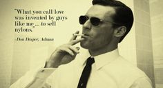 Nice Sayings, Series Posters, Tragic Hero, Don Draper, Gorgeous Guys, Mad Men Fashion, Jon Hamm, Chest Tattoo Men