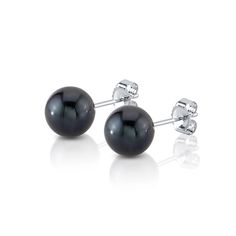 Some refer to the Akoya pearl as the 'icon' of cultured pearls. These beautiful and classic black Akoya pearl earrings is a staple of exquisite pearl earrings and is sure to be a favorite of yours for years to come. These beautiful pearls are attached with a 14K Gold posts available in both yellow and white gold. Black Pearl Drop Earrings For Formal Occasions, Black Pearl Drop Earrings For Formal Events, Elegant Black Pearl Earrings, Black Round Pearl Earrings For Formal Occasions, Black Pearl Earrings For Formal Occasions, Classic Formal Earrings With Round Beads, Classic Black Pearl Earrings, Elegant Black Round Bead Earrings, Elegant Black Round Pearl Earrings