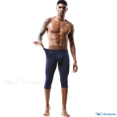 Orcajump - Long-Leg Fitness Bottoms: Performance Shorts for Running and Workouts Mens Running Tights, Crossfit Training, Sport Basketball, Fitness Sport, Compression Shorts, Running Tights, Gym Leggings, Sports Basketball, Long Legs