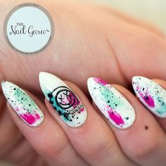 TheNailGuru music Rock Nail Art, Nails Fire, Music Nails, Rock Nails, Concert Nails, Cute Nail Polish