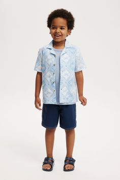 Short Sleeve Cabana ShirtCotton On Kids - Cabana Short Sleeve Shirt - Dusk Blue/Tile PalmKids | Boys | Clothing | ShirtsKids | Boys | Clothing | ShirtsKids | Boys | Clothing | Shirts Blue Cotton Top With Palm Tree Print, Blue Cotton Camp Shirt For Beach Season, Blue Short Sleeve Shirt With Camp Collar For Beach, Blue Cotton Short Sleeve Shirt For Beach Season, Blue Summer Camp Shirt With Palm Tree Print, Light Blue Short Sleeve Camp Shirt For Vacation, Blue Camp Shirt With Palm Tree Print For Beach, Blue Palm Tree Print Camp Shirt For Beach, Summer Blue Shirt With Palm Tree Print