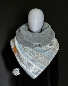 Whether it is a gift for your loved one, or a way to take care of yourself, it is the perfect thing to bring beauty and joy into yours and others' lives. This well-made wrap / triangular scarf is the perfect way to bring tastefully colorful comfort and warmth in times of colder weather.  The scarf can be enjoyed in more than one way! The scarf is reversible, which means there is a button on both sides, allowing you to wear the design that you like best, and change it whenever you wish. It is ext Winter Scarf Gift, Button Scarf, Scarf For Women, Wrap Scarf, Scarf Gift, Take Care Of Yourself, Winter Scarf, Womens Scarves, Scarf Wrap